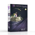 مجموعه فایل های لایه باز کارتونی